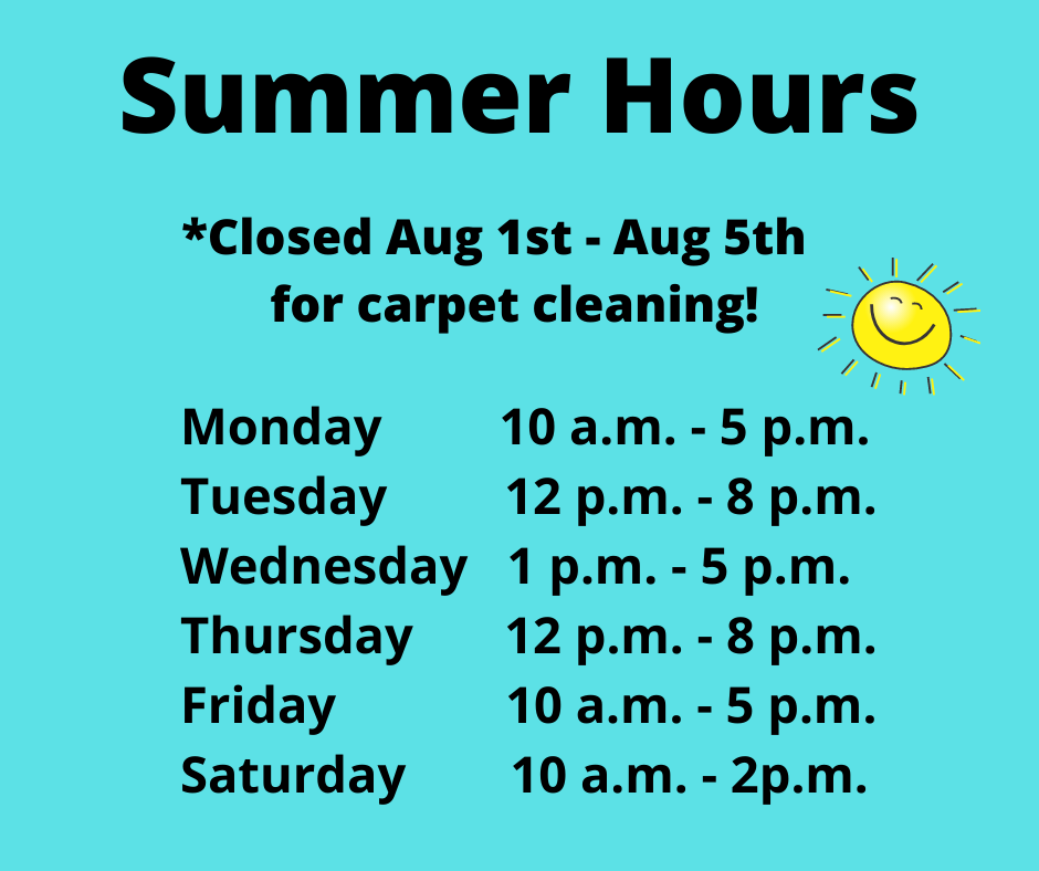 Summer Hours Facebook 2023